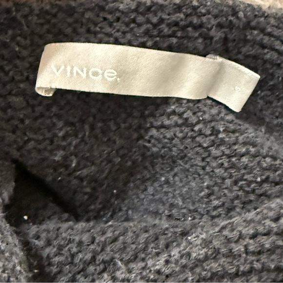 Vince knit cotton tank top black minimalist capsule wardrobe size small - Picture 3 of 4